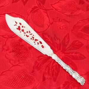 Nils Johan Sweden EXTRA PRIMA NS ALP Silver Plated Tart Cake Serving Knife 9 in.